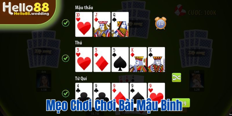 Mẹo chơi bài Binh hay nên bỏ túi ngay